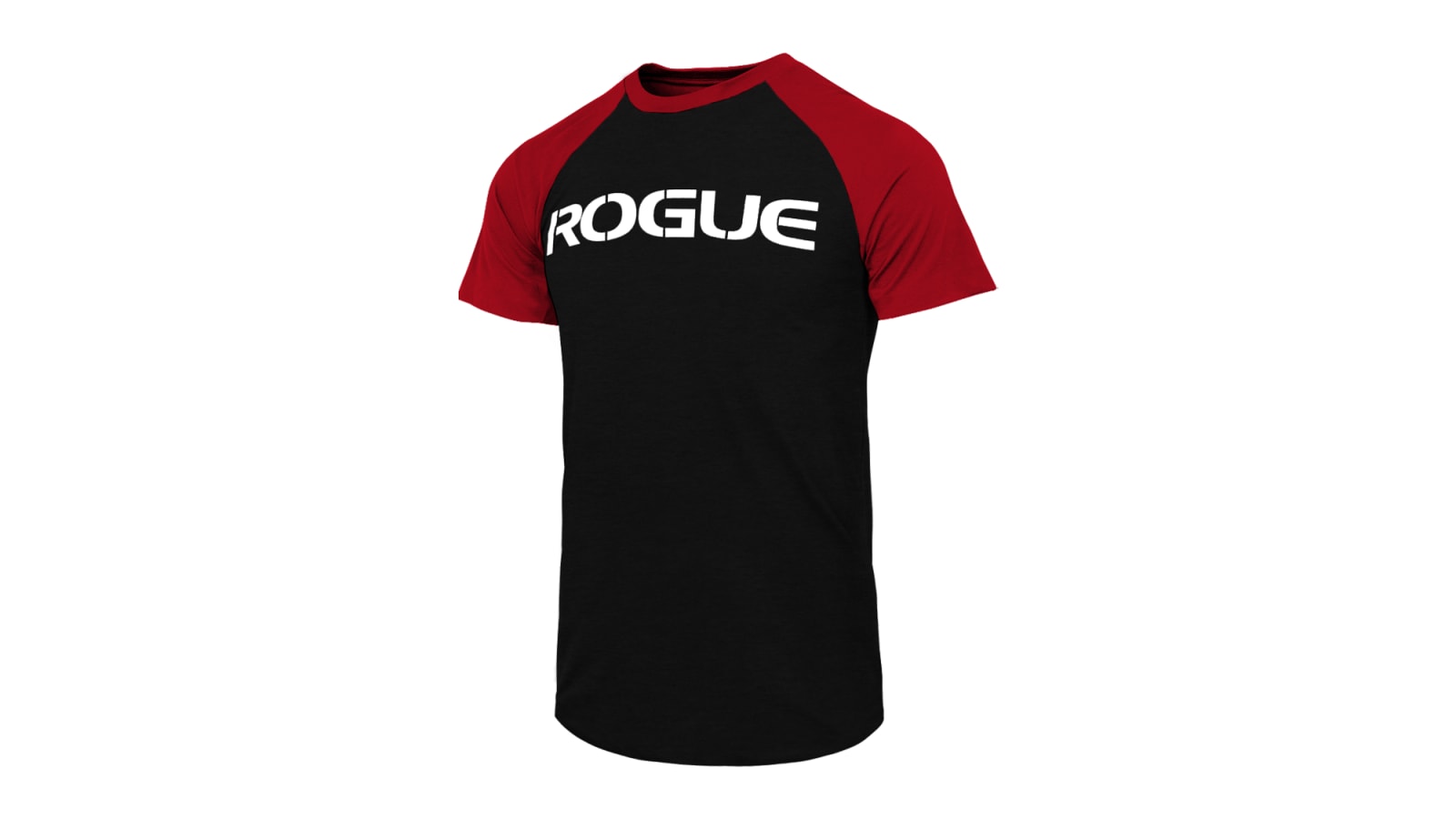 Rogue Raglan Shirt Black Red Rogue Fitness